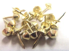 Gold Tapered Cone Head Decorative Tack Nail Upholstery Stud 1,000 pcs