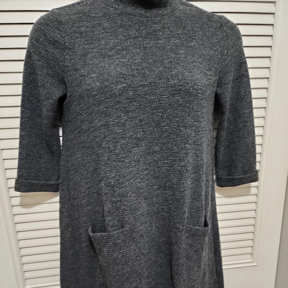 Vestido informal gris manga larga Everly para mujer talla L/GUC Foto 2 de 4