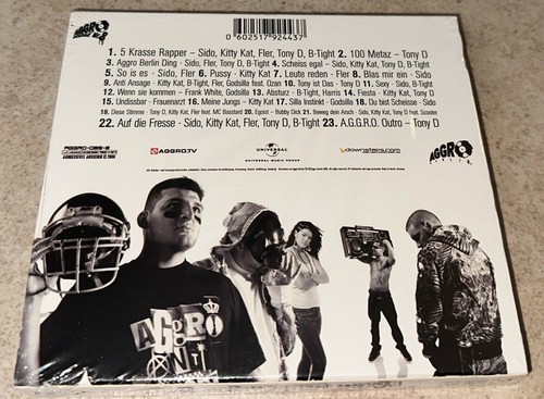 Aggro Ansage 8 Rare OOP CD NEW Sealed Sido B-Tight Kitty Kat Godsilla Fler - Picture 2 of 2