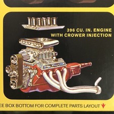 Chevy Ss 396 Engine W Crower Injection Hat Blower 2 Stock 125 Lbr Model Parts