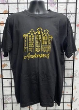 Vintage Amsterdam Souvenir/Art Tee Shirt Single Stitched. 