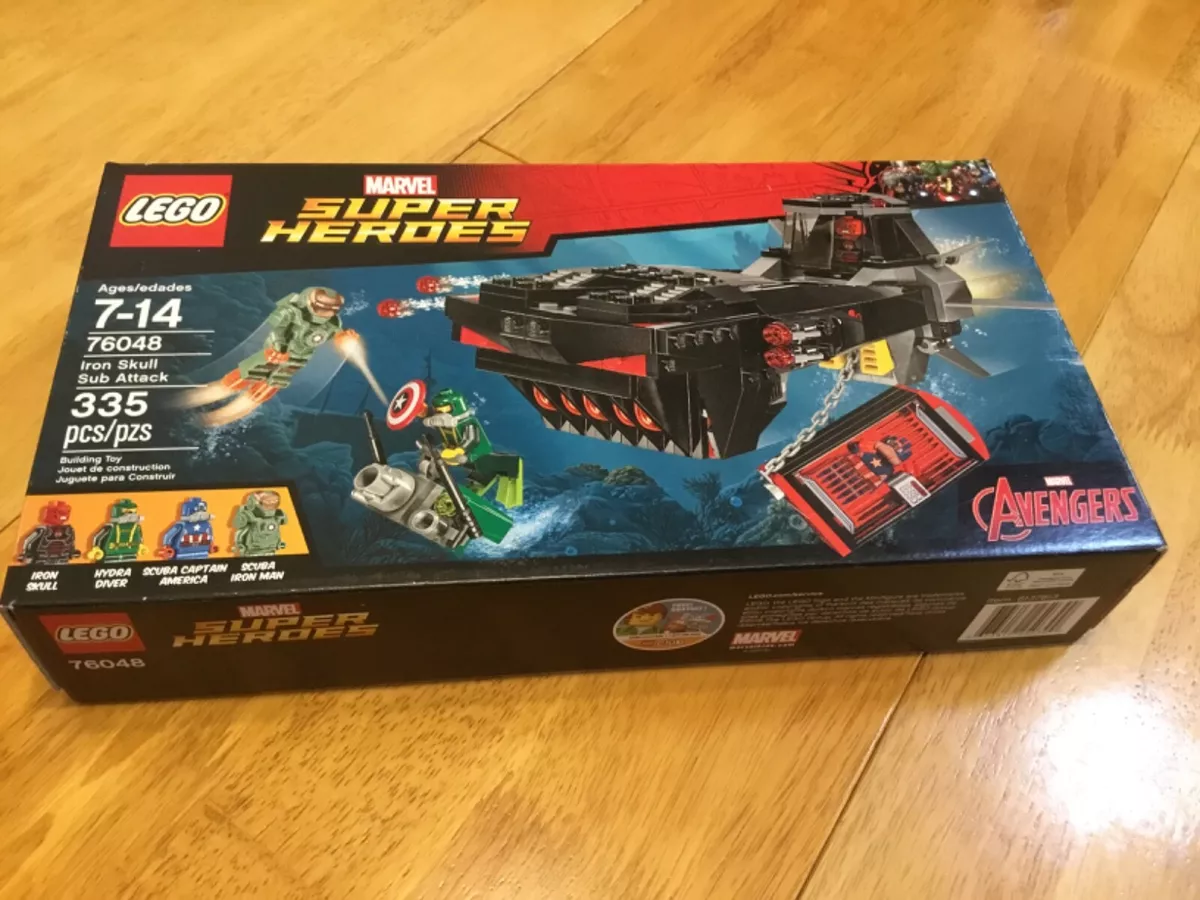 Lego super heroes iron skull sub attack 76048 new arrivals