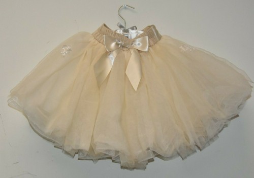 NEW Pottery Barn Monique Lhuillier LACE Latte Tulle Tutu EMBROIDERY Satin 3 + - Picture 2 of 7