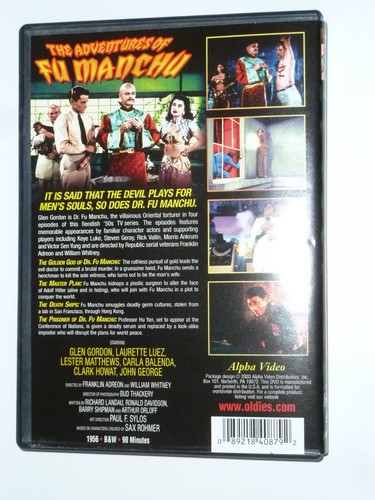 The Adventures of Dr. Fu Manchu: Volume 1 DVD 50s TV show episodes Glen Gordon! - Bild 3 von 4