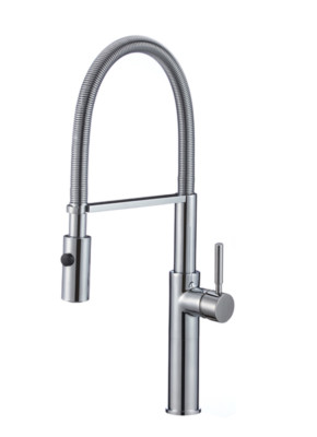 FBX Elam 82H38-BN Madison Kitchen Pull Out Spray Faucet Brushed Nickel Finish
