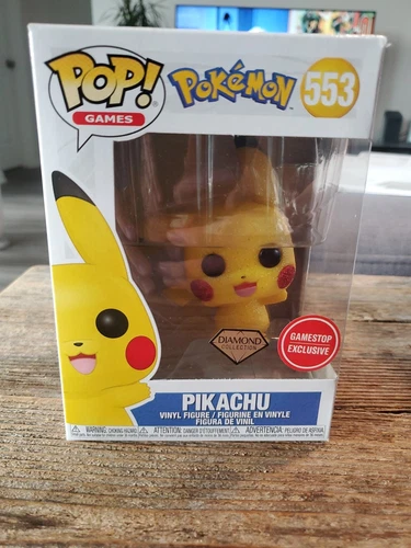 BRAND NEW Funko Pop! Pokémon -Pikachu Diamond Collection GameStop Exclusive #533