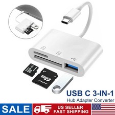 TF/SD Card Adapter Camera Reader Camera Android Type-c For iPhone16 Pro Max Plus