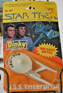 Dinky Toys 803 Star Trek USS Enterprise with original Card