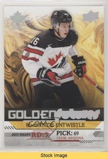 2019 Upper Deck Team Canada Juniors Golden Futures MacKenzie Entwistle READ 9uf