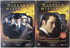 Murdoch Mysteries The Complete Seventh & Eighth Seasons DVD Sealed Lot Of 2
