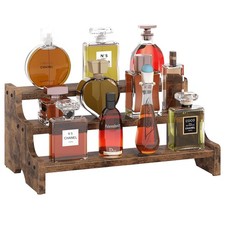 Wooden Display Riser Stand, Tiered Perfume and Cologne Organizer Stand, 3 Tie...