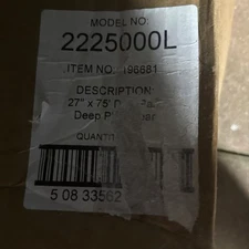 Tenex 27-in X 75’ Cut-to-Length Clear Extruded Vinyl Utility Runner