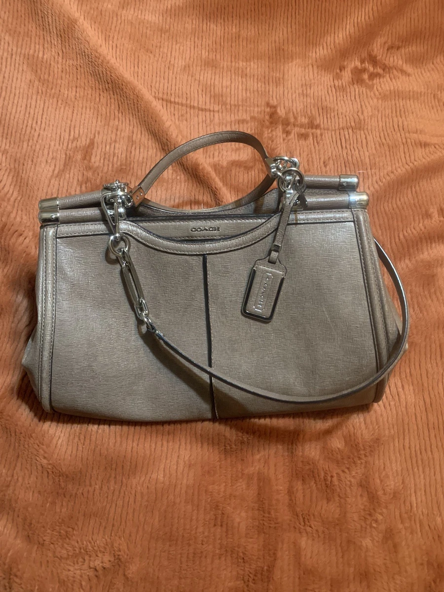 Coach Madison Satchel/Top Handle Bag Silver Bags & Handbags for