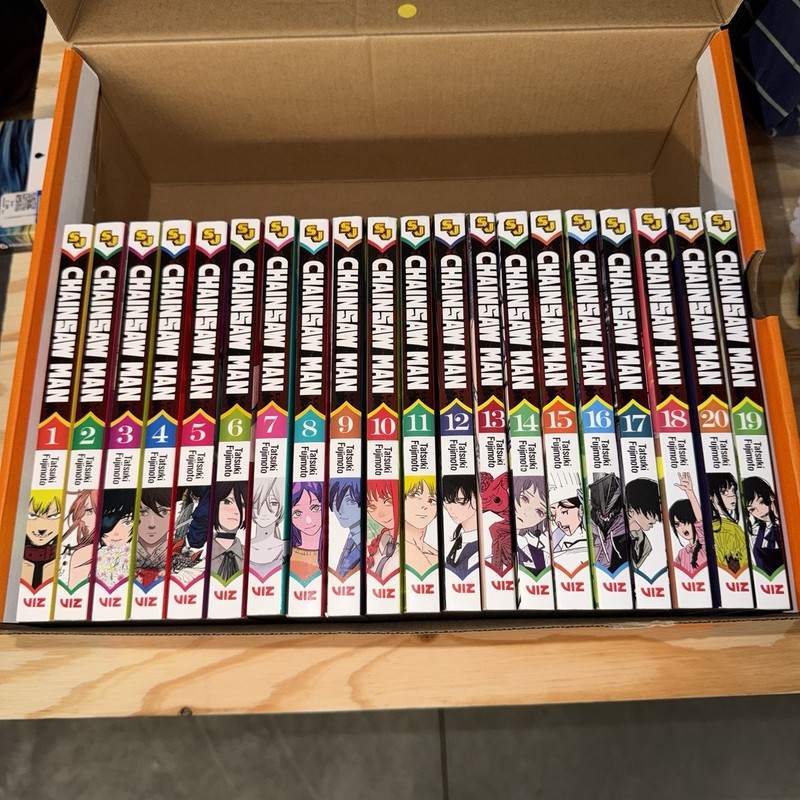 Chainsaw Man Manga Complete Set Vol 1-20 English Viz Media Tatsuki Fujimoto