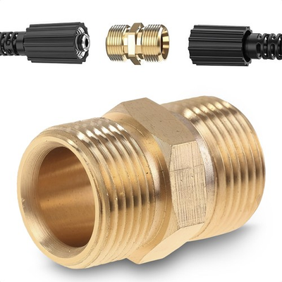 #ad Pressure Washer Hose Connector M22 14mm Pressure Washer Hose Coupler 4500 P... $9.65