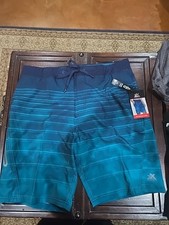 Zeroxposur Mens Swim Trunks Upf50 Size Medium NWT MSRP 48.00 Zip Up Pocket