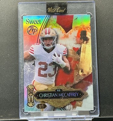 2026  Wild Card Sweet Artist Proof - Christian McCaffrey (TRUE 1/1) -Color Match
