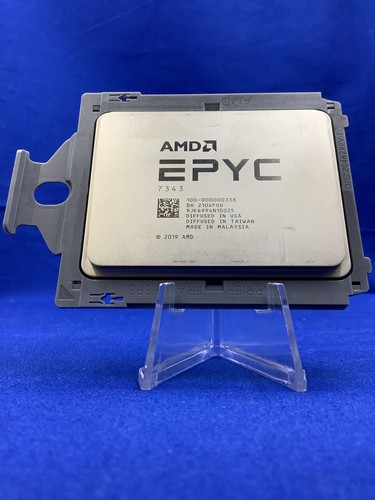 AMD Epyc 7343 16-Core 3.2GHz Jusqu'À 3.9GHz 128MB CPU 100-000000338 N ...