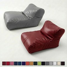 FAUX LEATHER Bean Bag Chair Seater Gaming Recliner Sofa Kids Adults