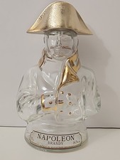 Teichenne Napoleon Brandy Bust Figural Glass Bottle EMPTY - Napolean Bonaparte