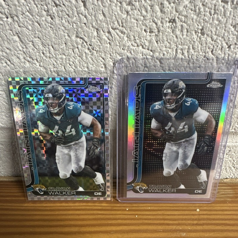 Topps Chrome Travon Walker Jacksonville Jaguars 2022 #141 2