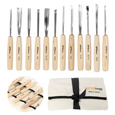 12Pcs Wood Carving Hand Chisel Tool Set Woodworking Professional Carft Gouges
