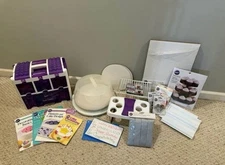 Wilton Cake Decorating Baking Tool Caddy Box with Organizer and Accessories