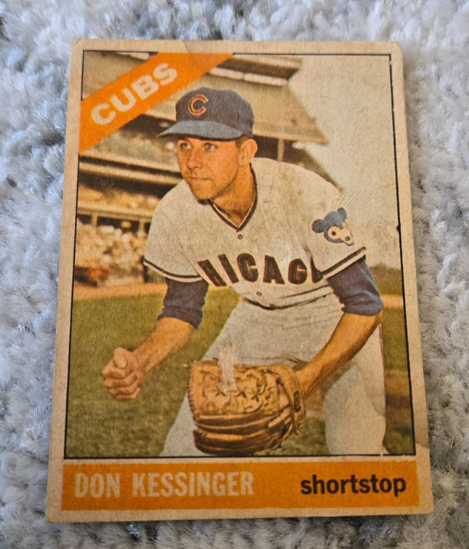 1966 TOPPS VENEZUELAN ROOKIE CARD DON KESSEINGER CHICAGO CUBS CARDINALS SOX # 24