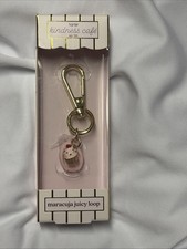Tarte Kindness Cafe Lip Charm  Key Chain Mini Cupcake - Maracuja Juicy Loop NIB