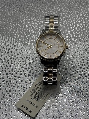 Authentic Fossil BQ1574 Modern Sophisticate Two-Tone Stainless Steel Watch 30mm