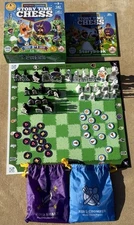 Story Time Chess Educational Game - 100% Complete With Storybook & Custom Pieces