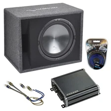 Fits Honda CRZ 11-16 Harmony Single 12" Loaded Sub Box Enclosure & CXA400.1 Amp