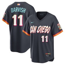 San Diego Padres Yu Darvish Nike Obsidian 2026 City Connect MLB Stadium Jersey