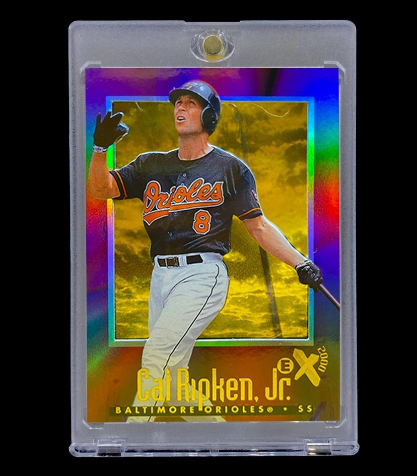 CAL RIPKEN JR. PURPLE RAINBOW FOIL REFRACTOR HOLO SP Insert Non Auto - ORIOLES - Image 3 of 4