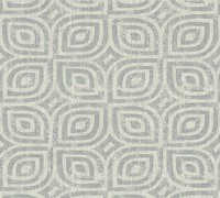 4 Rollen AS Creation Vliestapete, 0,49€/M. Grau Metallic 32737-2