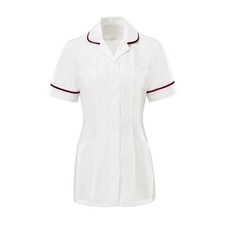 Alexandra Workwear HP369W White Colour Trim Nurse Hospital Medical Uniform Tunic
