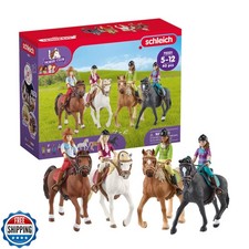 Schleich Horse Club - Complete 40PC Horse Club Rider Playset - Hannah, Sofia,