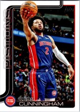 2025-26 Topps Basketball - Cade Cunningham - #40 Base Card Detroit Pistons