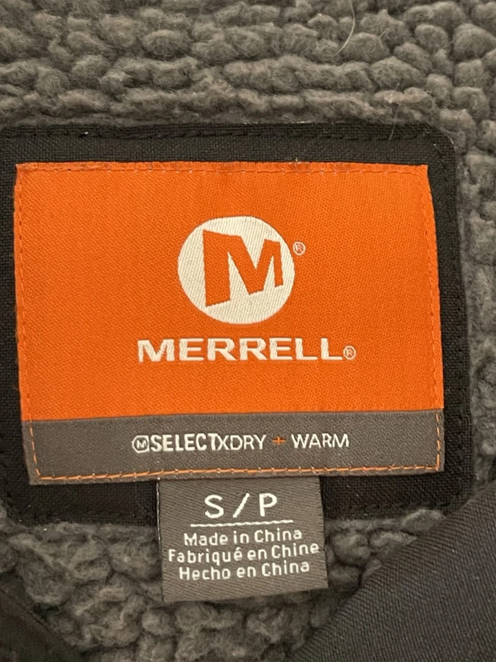 Merrell Selectxdry Warm Coat Black Hooded Men’s Size Small - Image 2 of 4