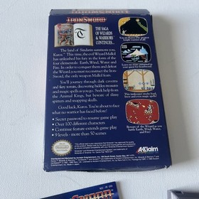 spada di ferro maghi e guerrieri 2 NE) include tutti gli inserti e manuale nes