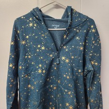 Girls' Printed Zip-Up Fleece Hoodie by Cat  Jack XXL 18 Plus