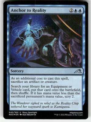 Anchor to Reality 45 Foil UC Kamigawa: Neon Dynasty NM Magic: The Gathering