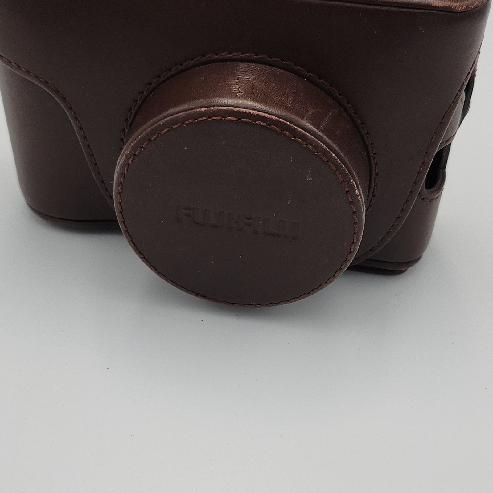 Fujifilm Leather Half Case for Fujifilm X100 Camera Protective Cover Brown image 2