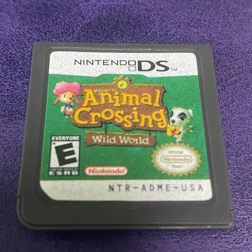 Animal Crossing Wild World DS Game Card for NDS NDS Lite NDSXL 2DS 3DS TESTED