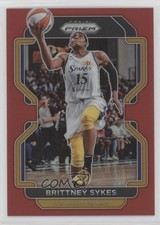 2022 Panini Prizm WNBA Red Prizm 64/199 Brittney Sykes #151 12v9