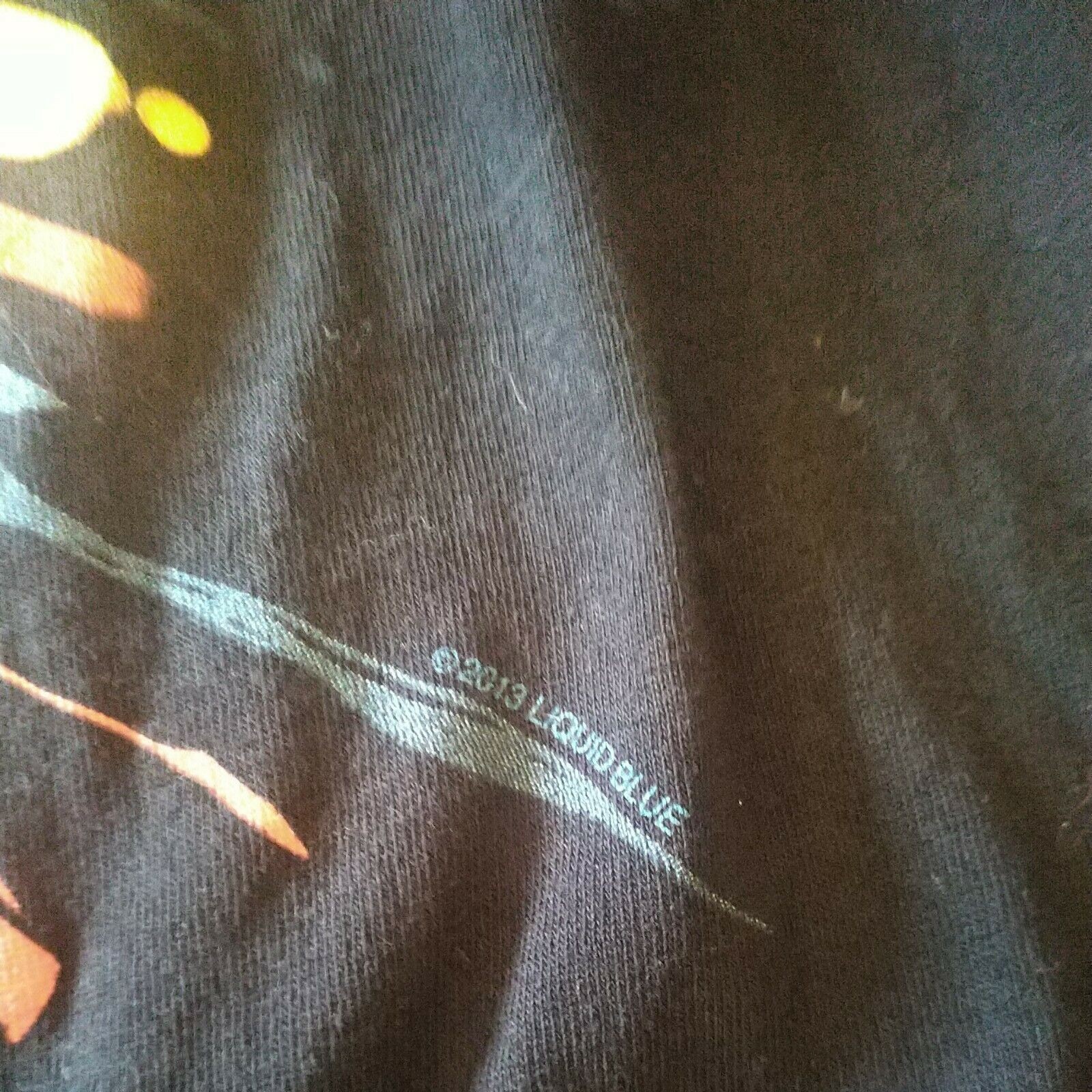 Rare Liquid Blue Exploding Psychedelic Hippie Sku… - image 4