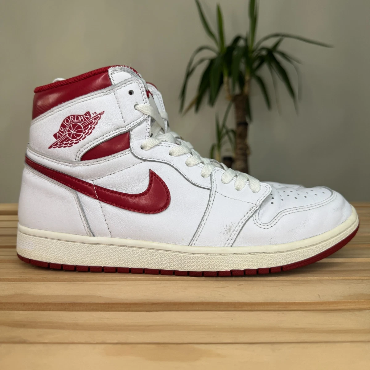 ☪️NIKEエアジョーダン1 HI OG L.F. RED 28cm USED Jordan 1 Retro OG High Metallic Red for Sale - Authenticity
