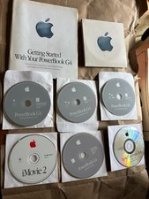 Apple Power Mac G4 Software Install Restore Discs Version 9.1, 10.0.3 iMovie 2