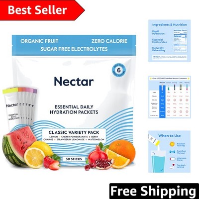 Convenient Sugar-Free Electrolyte Packets - Fast Hydration Anytime, 30 Count