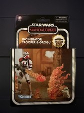 Star Wars Vintage Collection Incinerator Trooper & Grogu Mandalorian